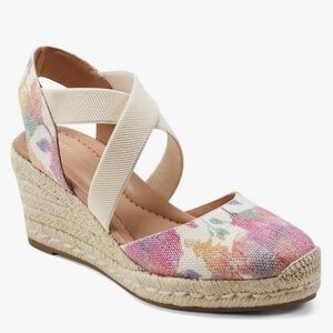 Easy Spirit NWT Meza2 Espadrille Wedge Sandal
